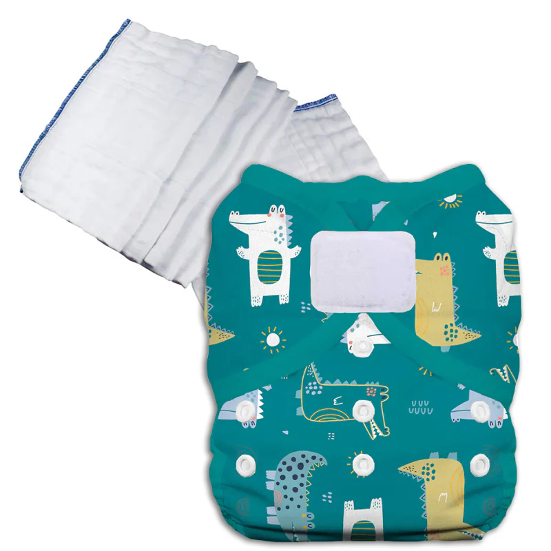 Bleached Prefold Trial Package with Thirsties Duo Covers - Image 20