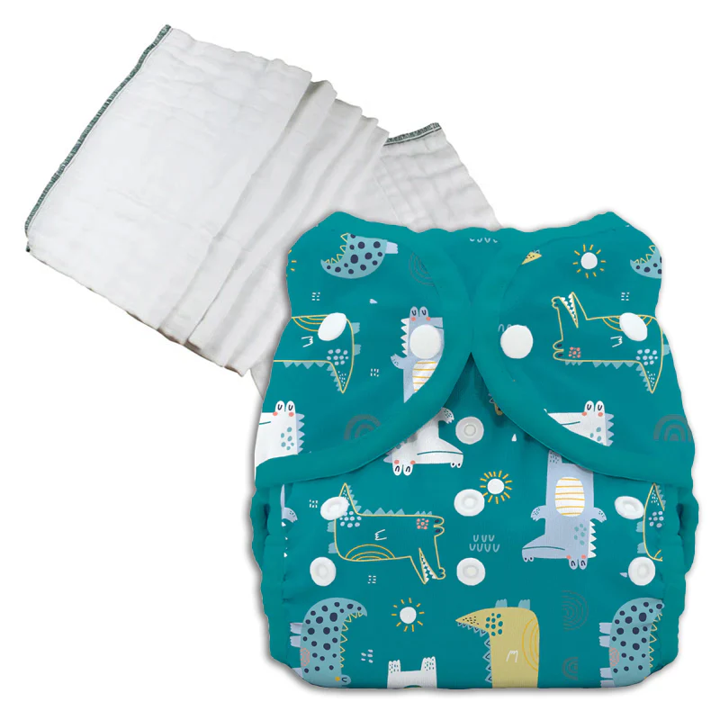 Bleached Prefold Trial Package with Thirsties Duo Covers - Image 21