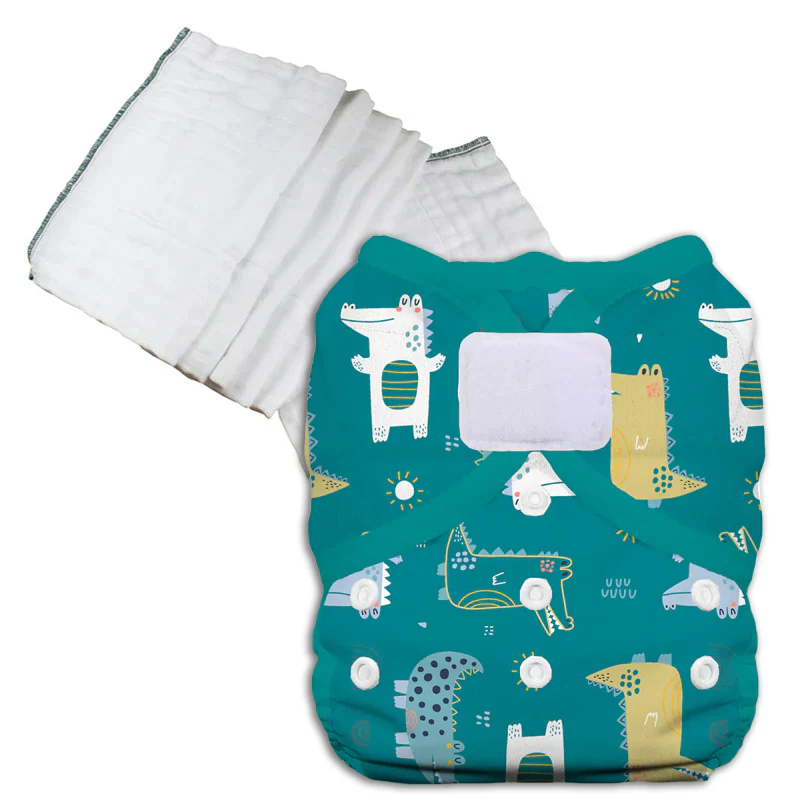 Bleached Prefold Trial Package with Thirsties Duo Covers - Image 22