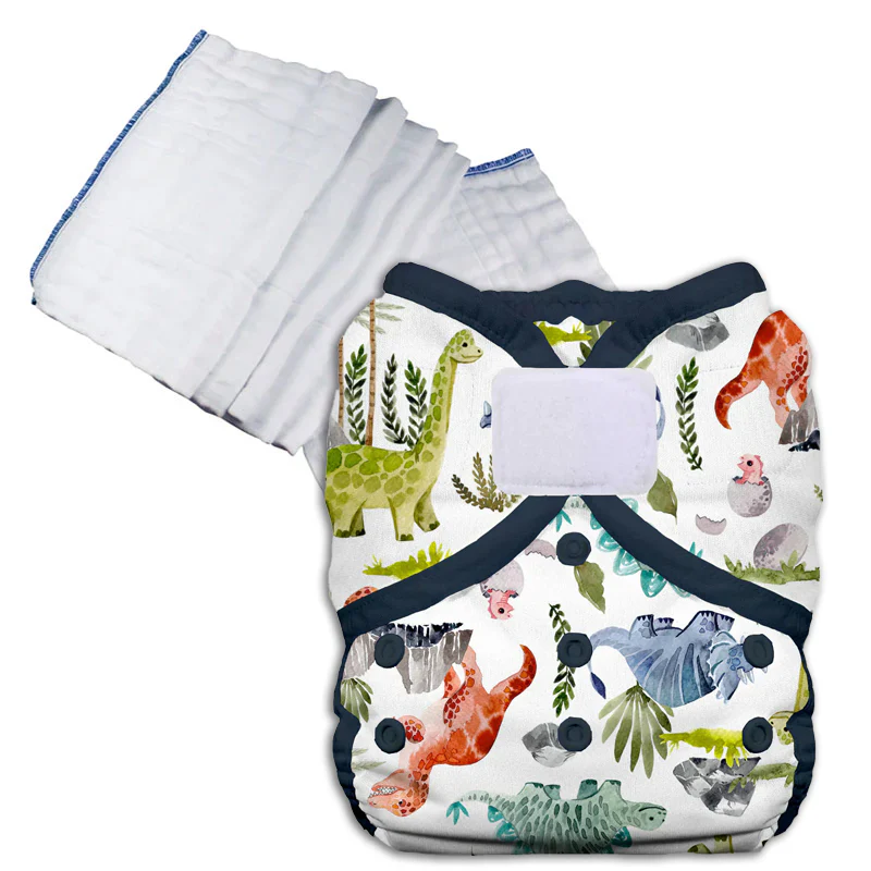 Bleached Prefold Trial Package with Thirsties Duo Covers - Image 23