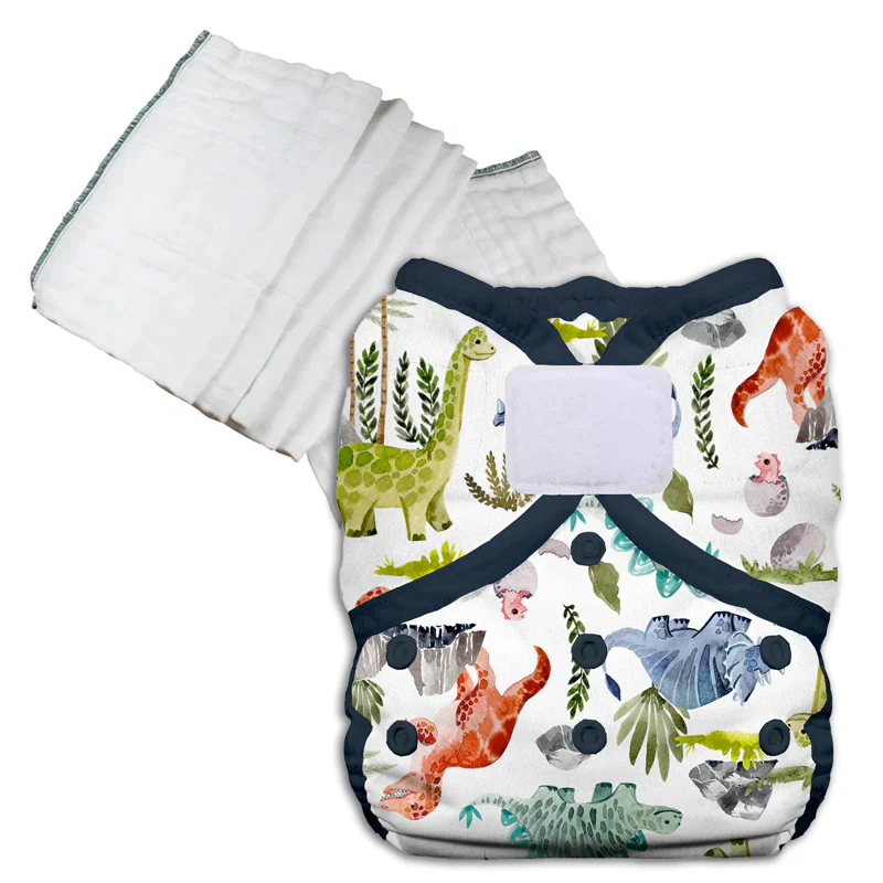 Bleached Prefold Trial Package with Thirsties Duo Covers - Image 24