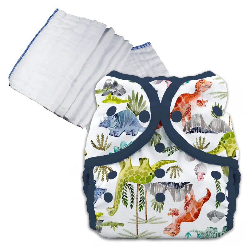 Bleached Prefold Trial Package with Thirsties Duo Covers - Image 26
