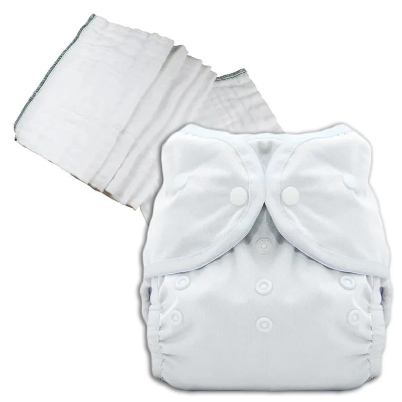 Bleached Prefold Trial Package with Thirsties Duo Covers - Image 31
