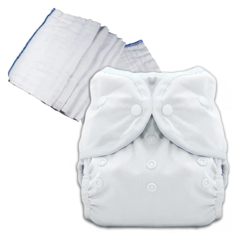 Bleached Prefold Trial Package with Thirsties Duo Covers - Image 32