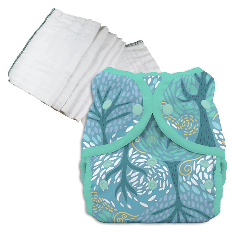 Bleached Prefold Trial Package with Thirsties Duo Covers - Image 40