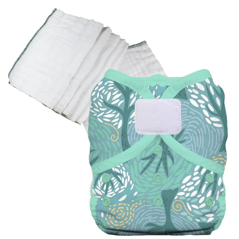 Bleached Prefold Trial Package with Thirsties Duo Covers - Image 43