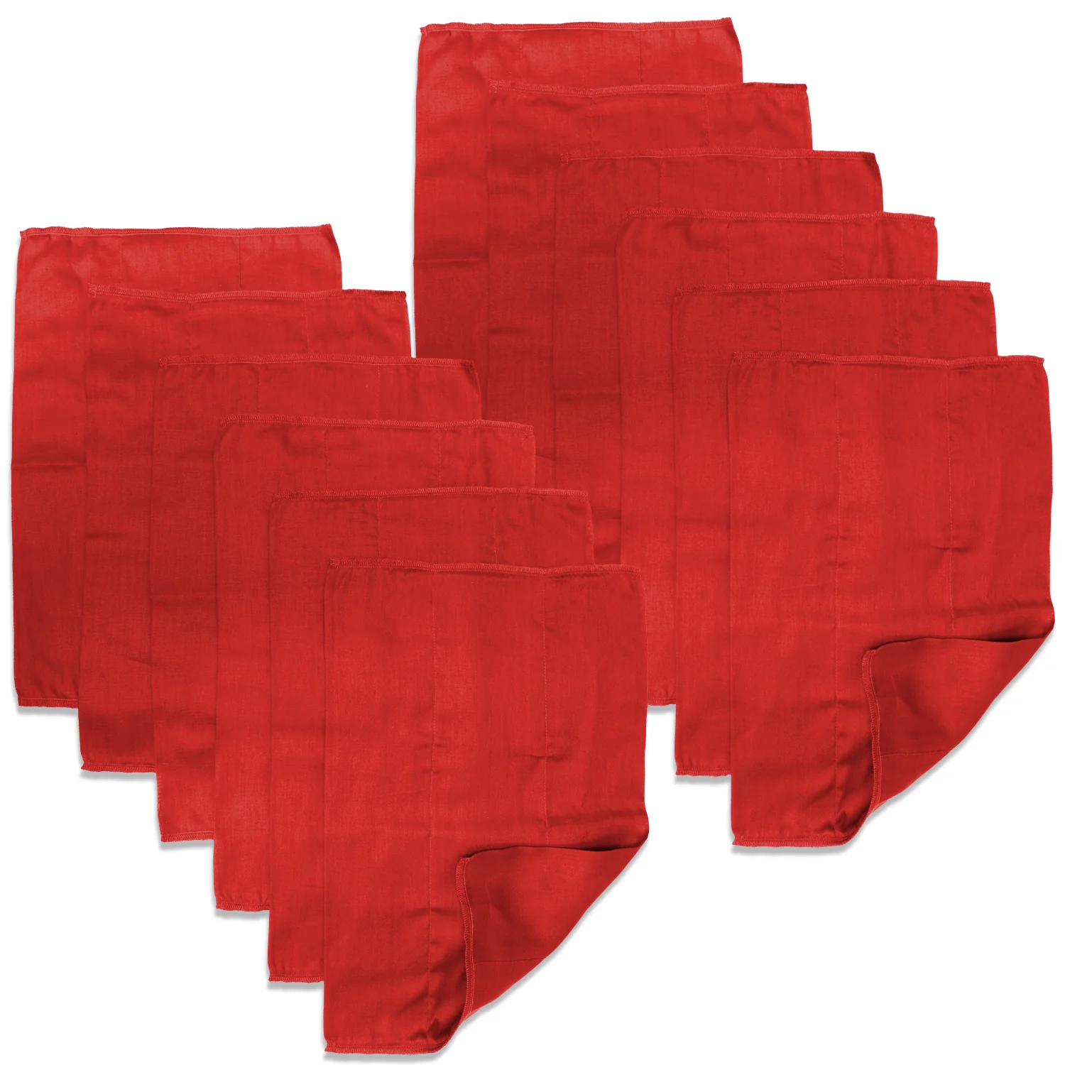 Dyed Prefold Burp Cloths (dz) - Image 4