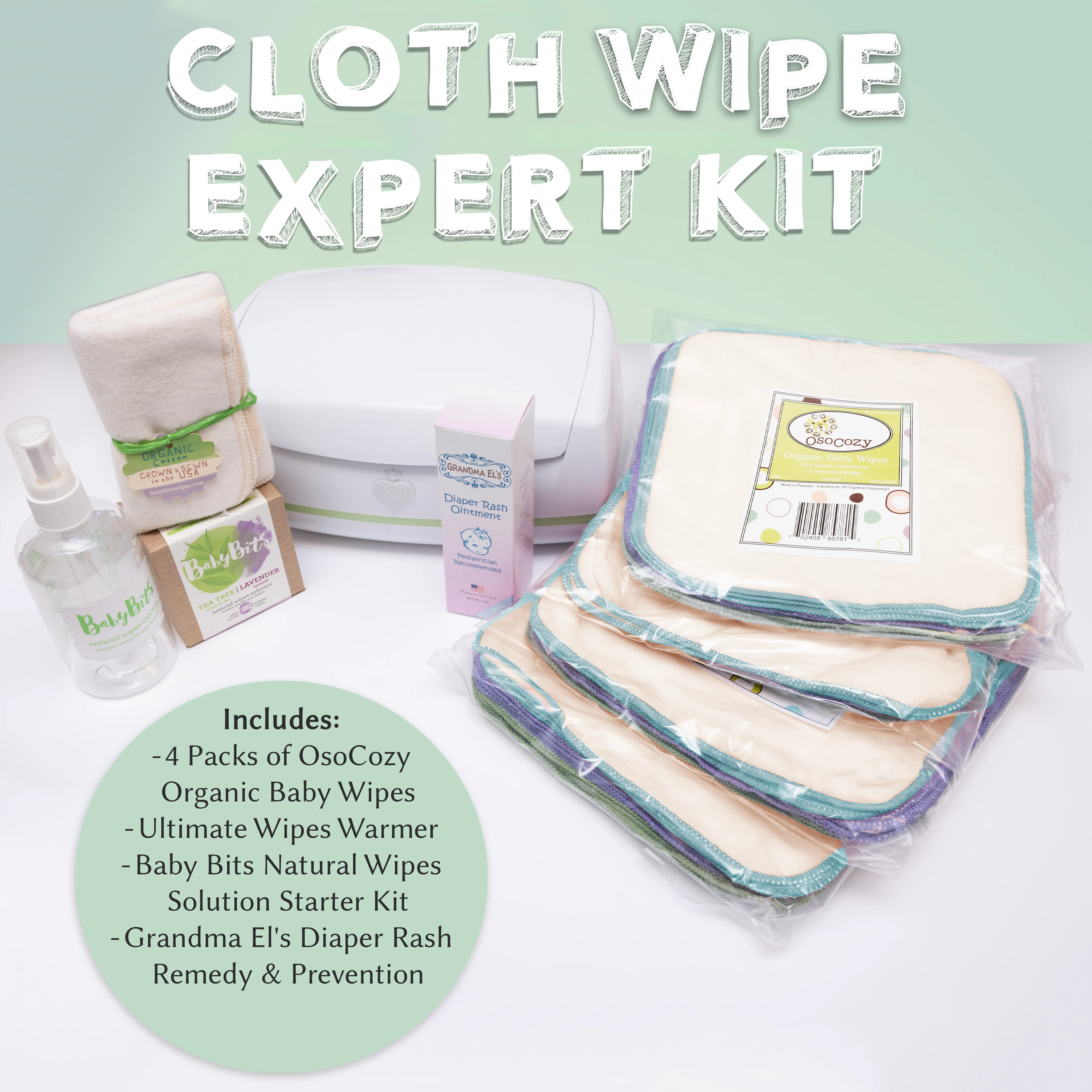 Reusable Cloth Wipe Expert Kit exclusively from ClothDiaper.Com - Image 3