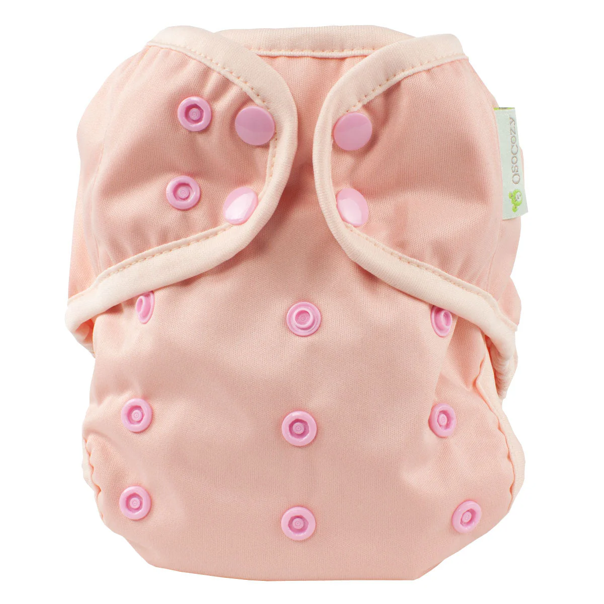 Infant Bamboo Cotton Prefold Trial Package with OsoCozy One Size Diaper Covers - Image 17
