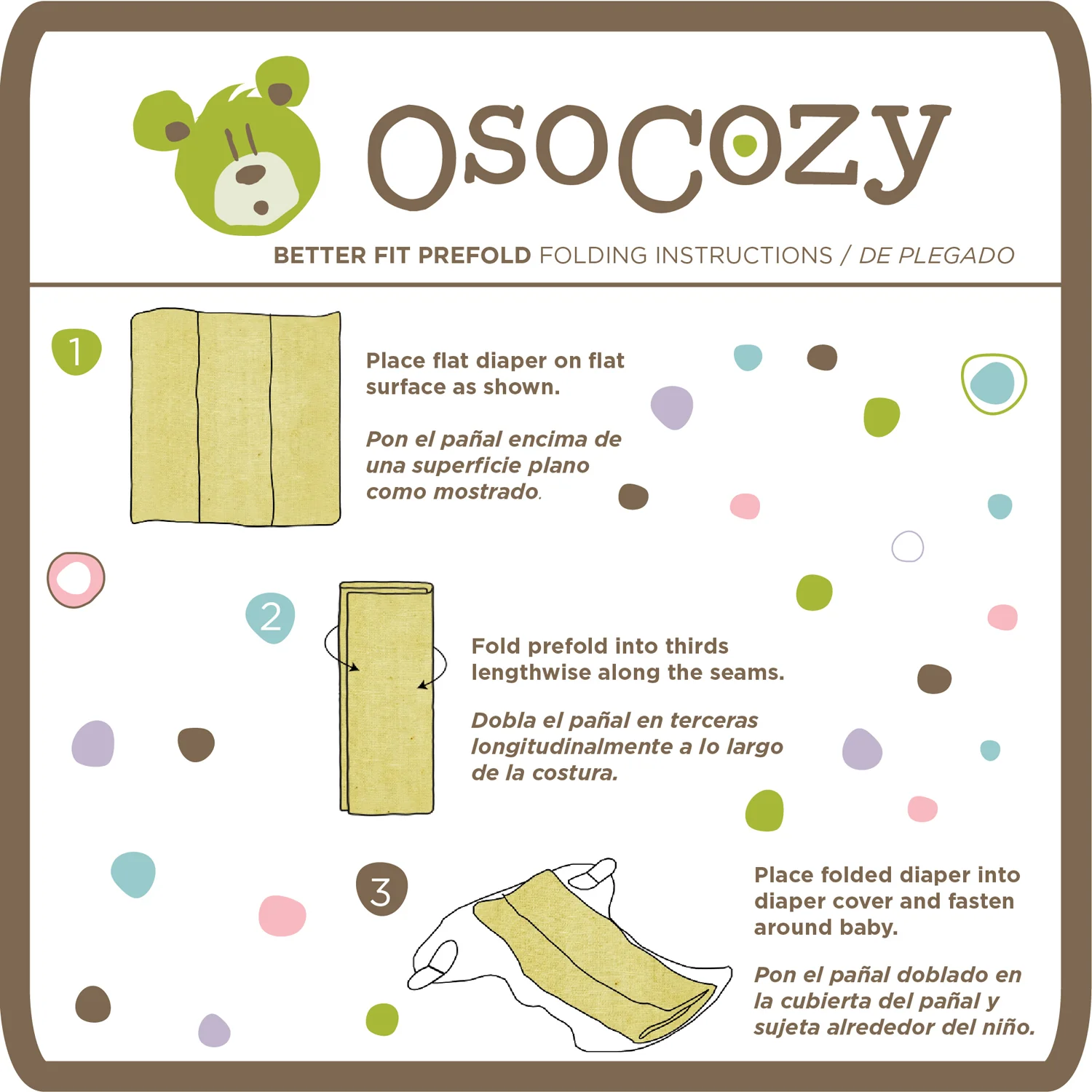 Osocozy Organic Prefolds - 6 packs - Image 14