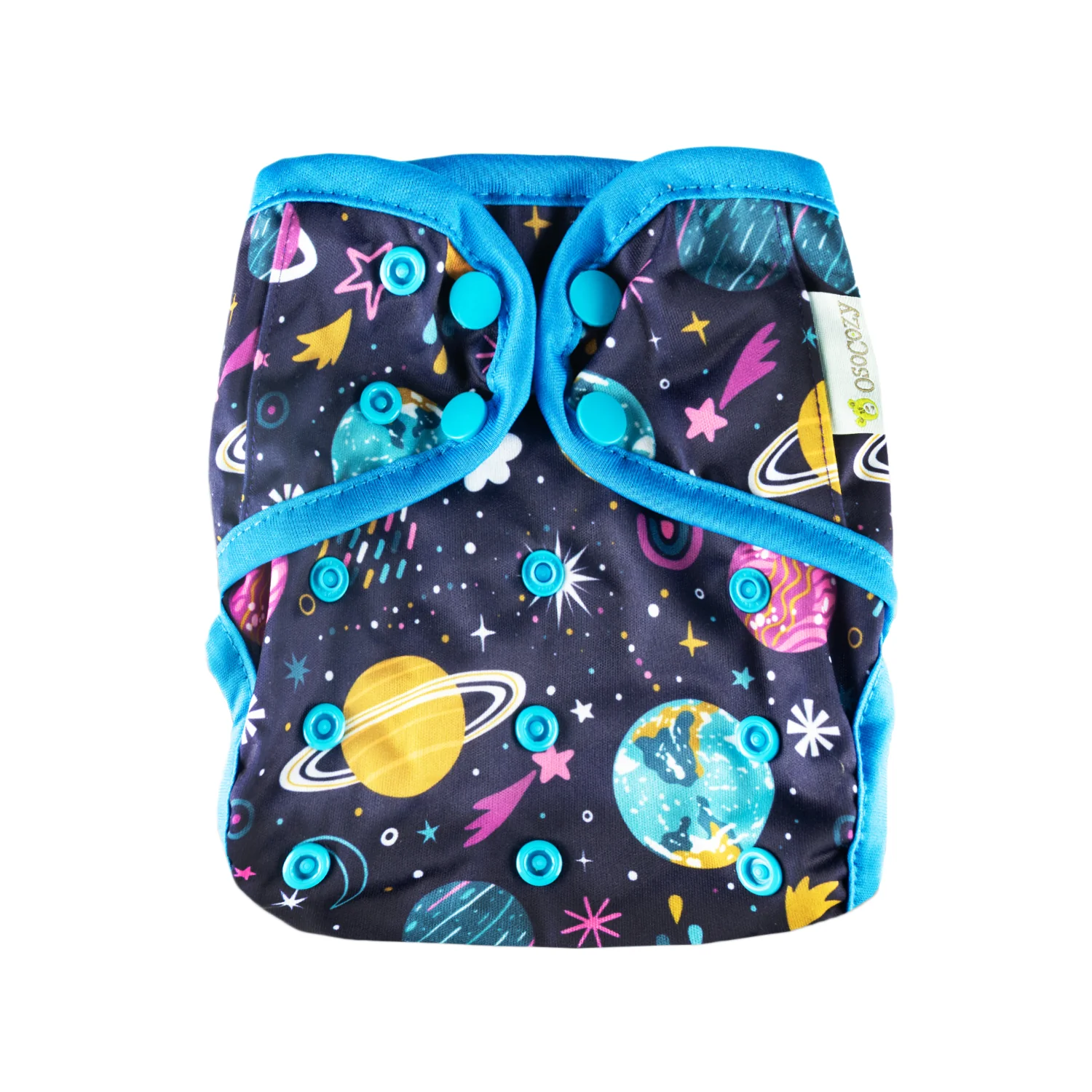 Infant Bleached Prefold Trial Package with OsoCozy One Size Diaper Covers - Image 25