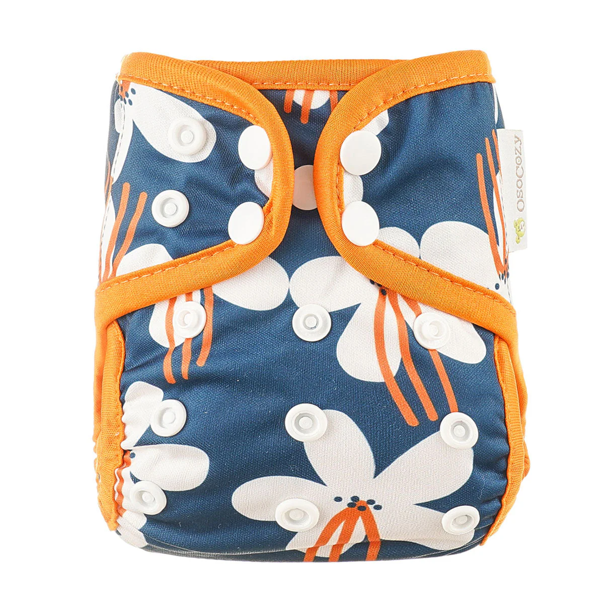 Infant Bleached Prefold Trial Package with OsoCozy One Size Diaper Covers - Image 4