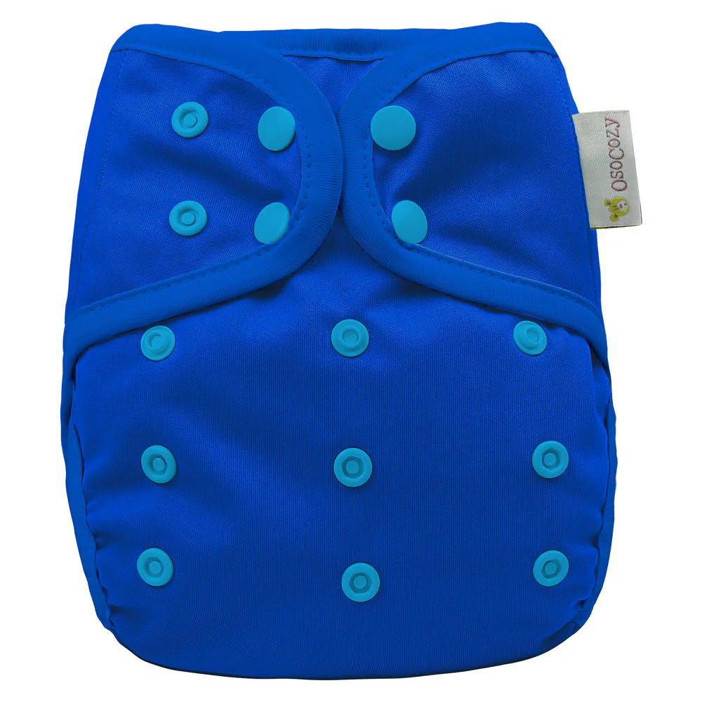 Infant Organic Prefold Trial Package with OsoCozy One Size Diaper Covers - Image 5
