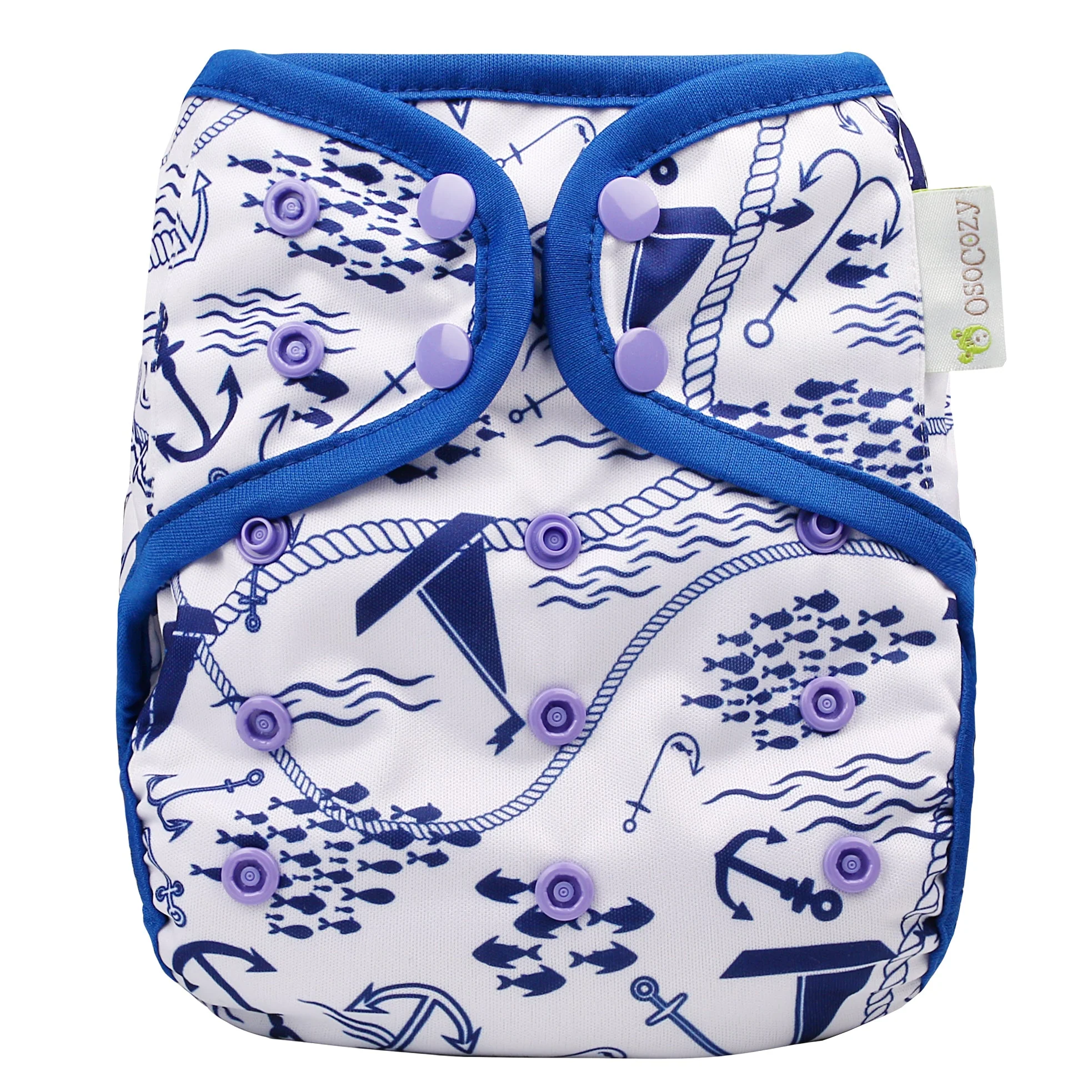 Infant Unbleached Prefold Trial Package with OsoCozy One Size Diaper Covers - Image 11