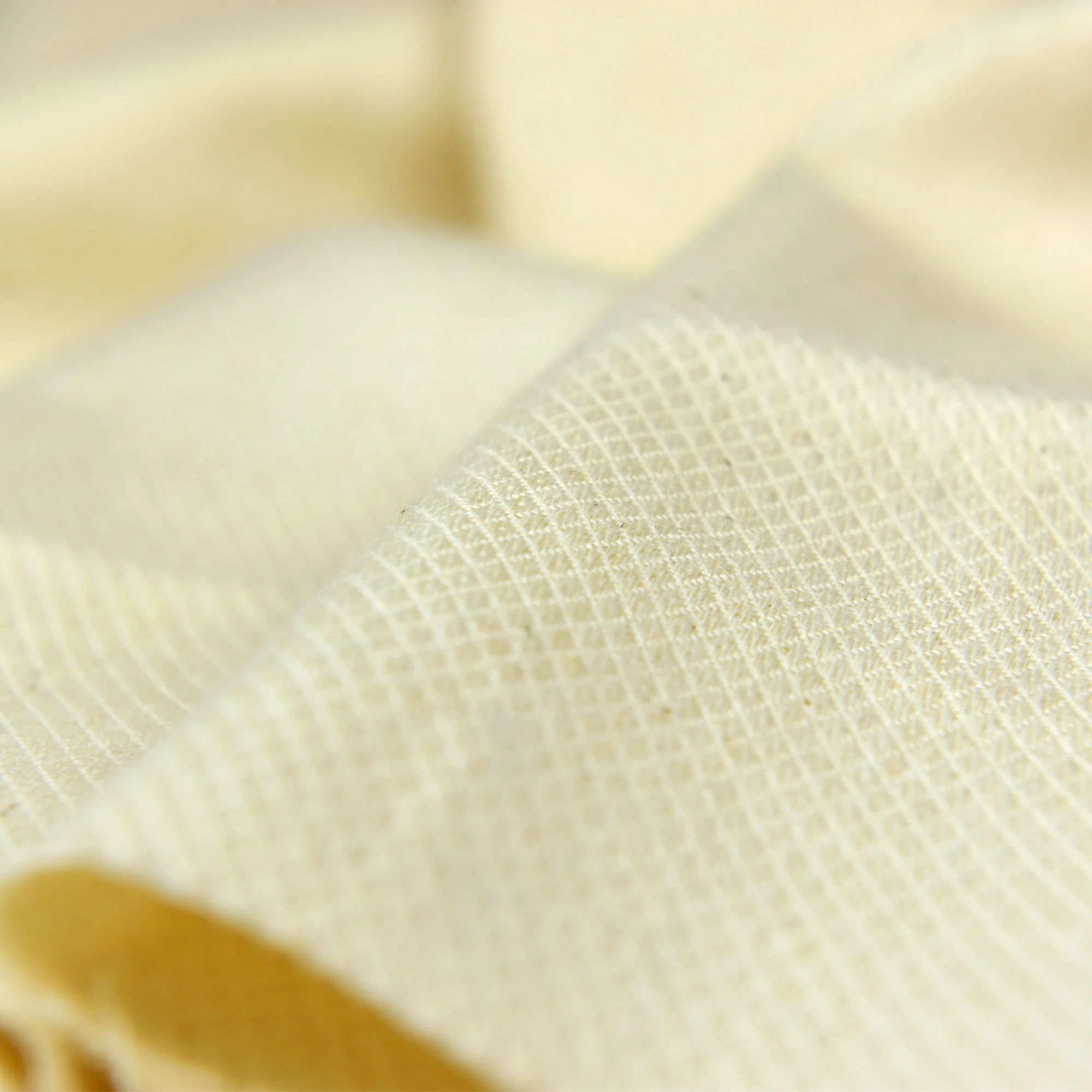 Unbleached Birdseye 100% Cotton Fabric - Image 3