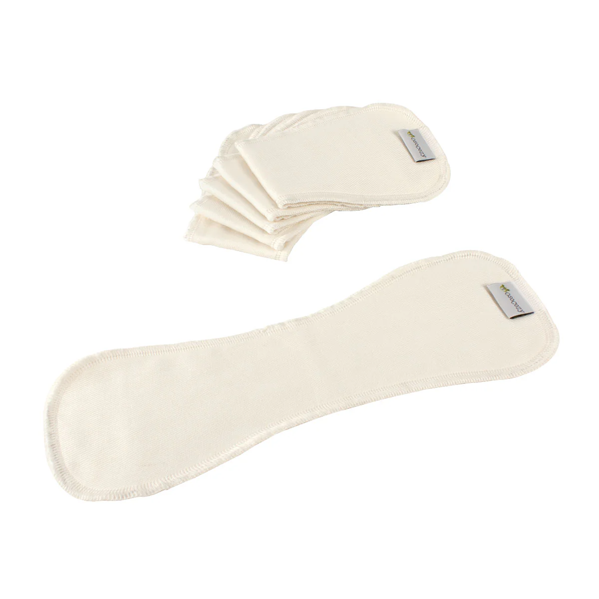 OsoCozy Bamboo/Organic Cotton Diaper Doublers (6 pk) - Image 3