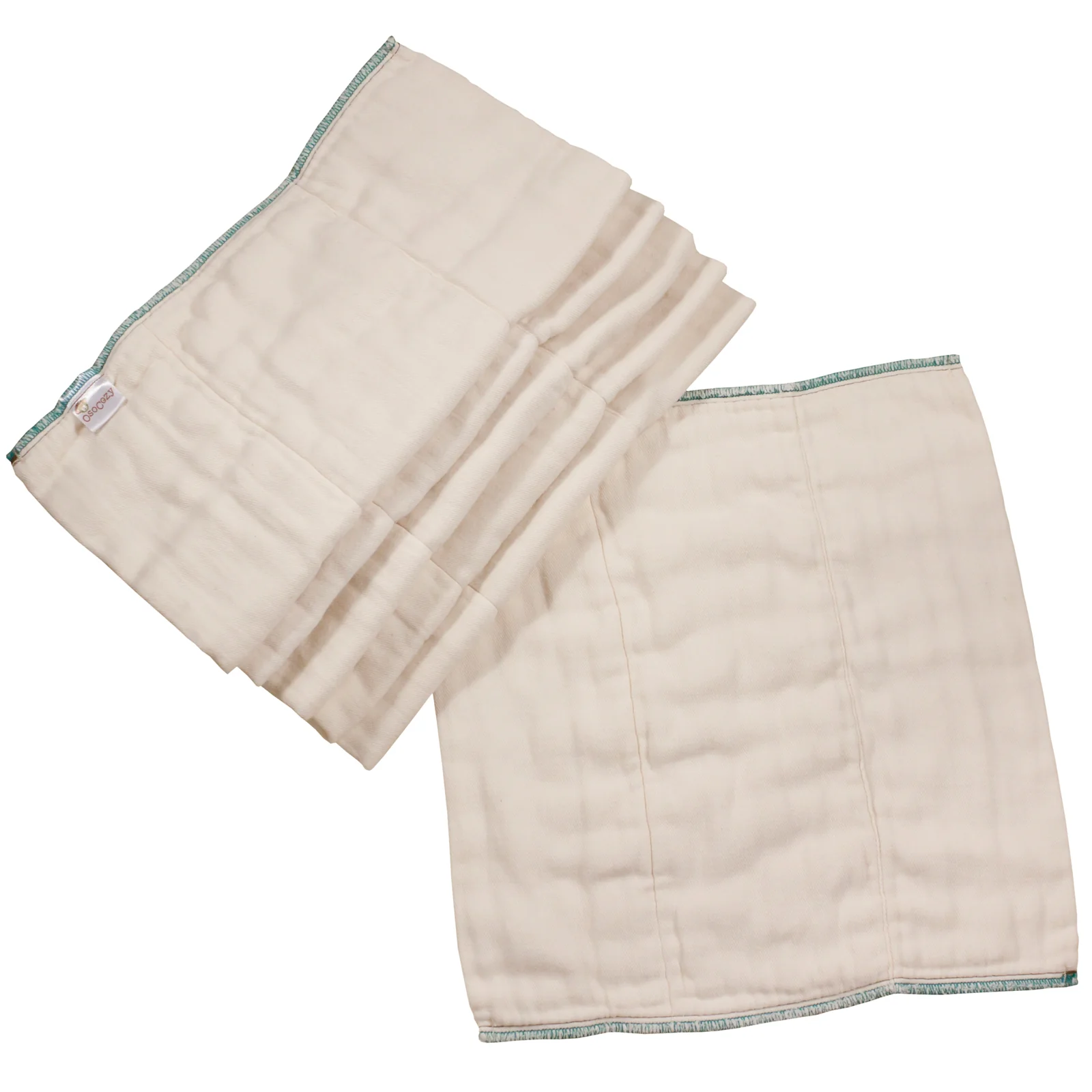 Osocozy Bamboo Organic Cotton Prefolds (6pk) - Image 9