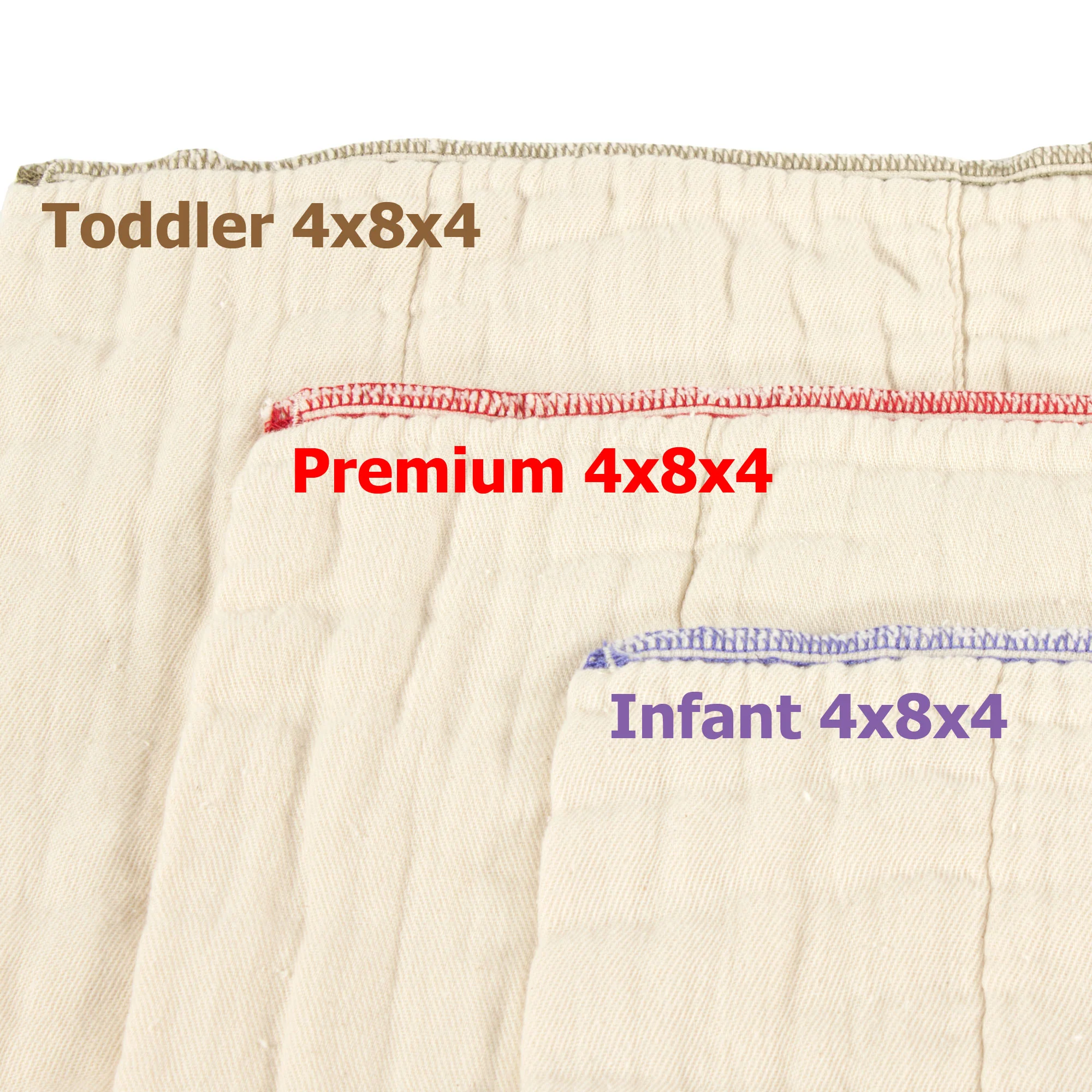 OsoCozy Better Fit Prefold Cloth Diapers (dozen) - Image 9
