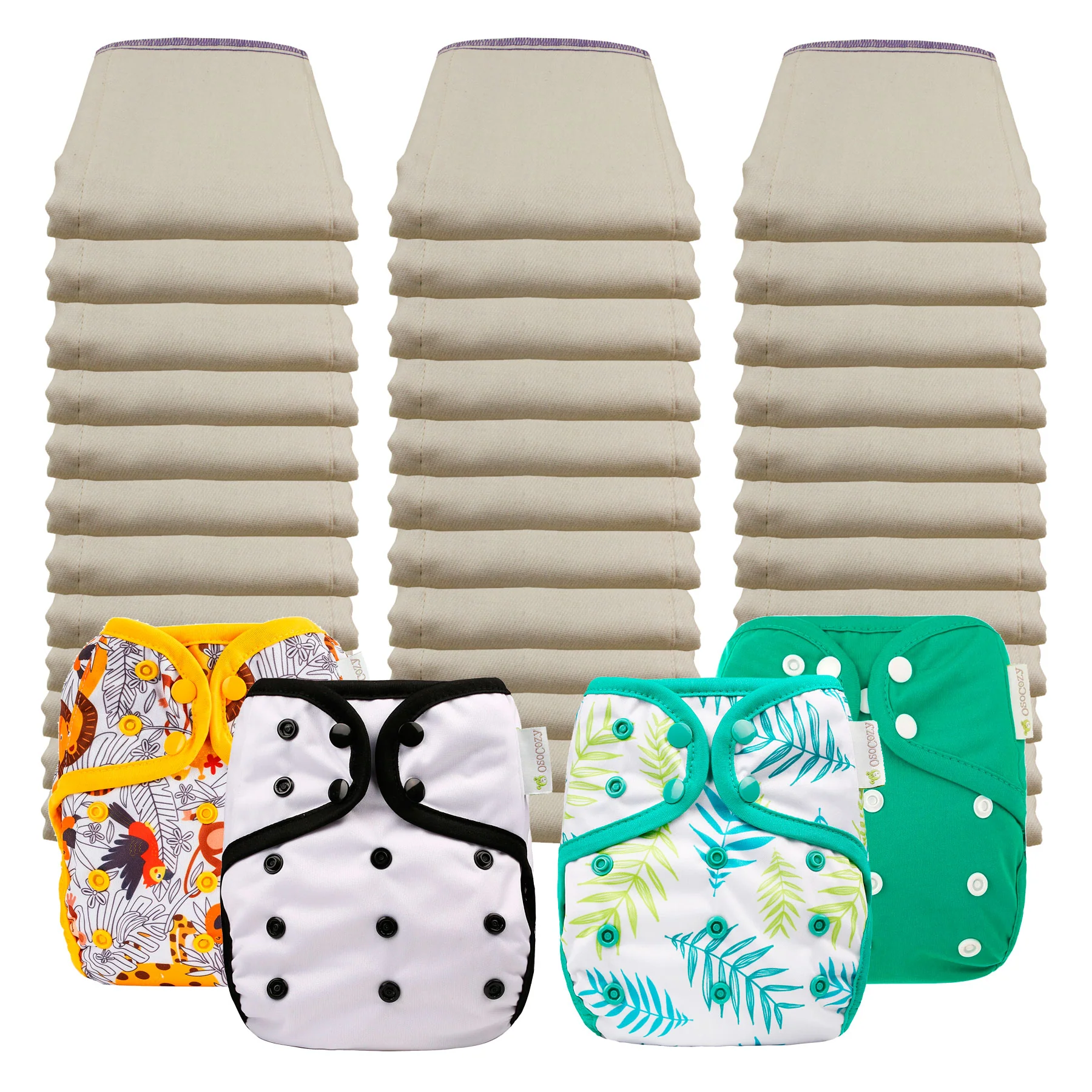 Better Fit Economy Prefold Diaper Packages with OsoCozy One Size Covers - Image 11
