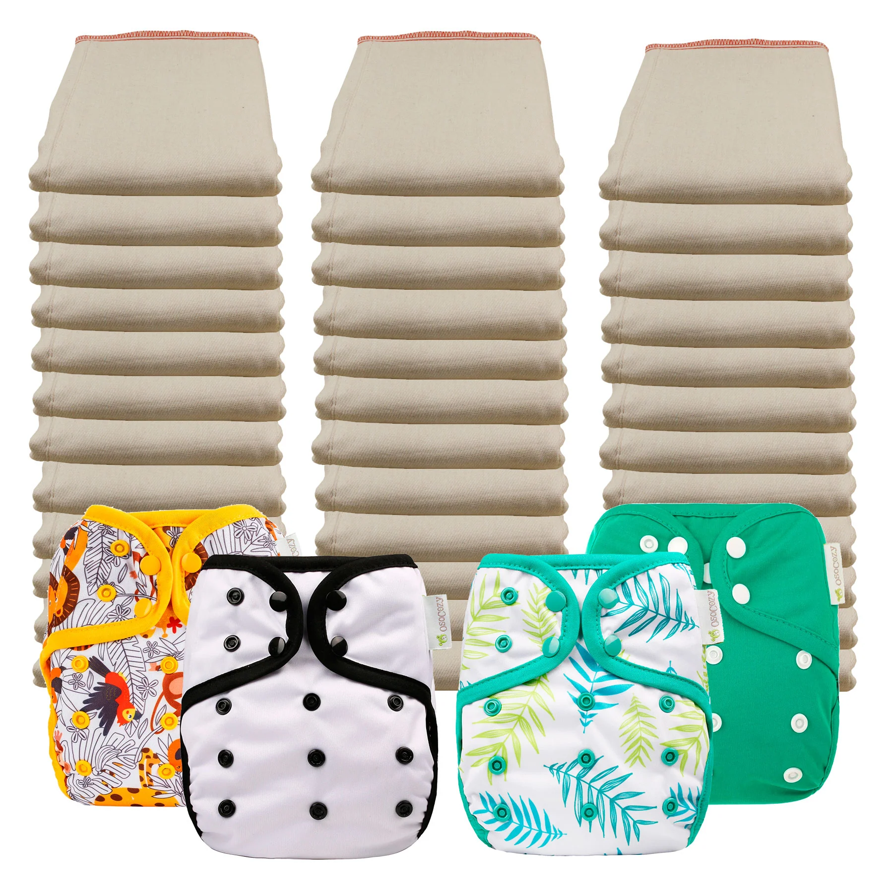 Better Fit Economy Prefold Diaper Packages with OsoCozy One Size Covers - Image 15