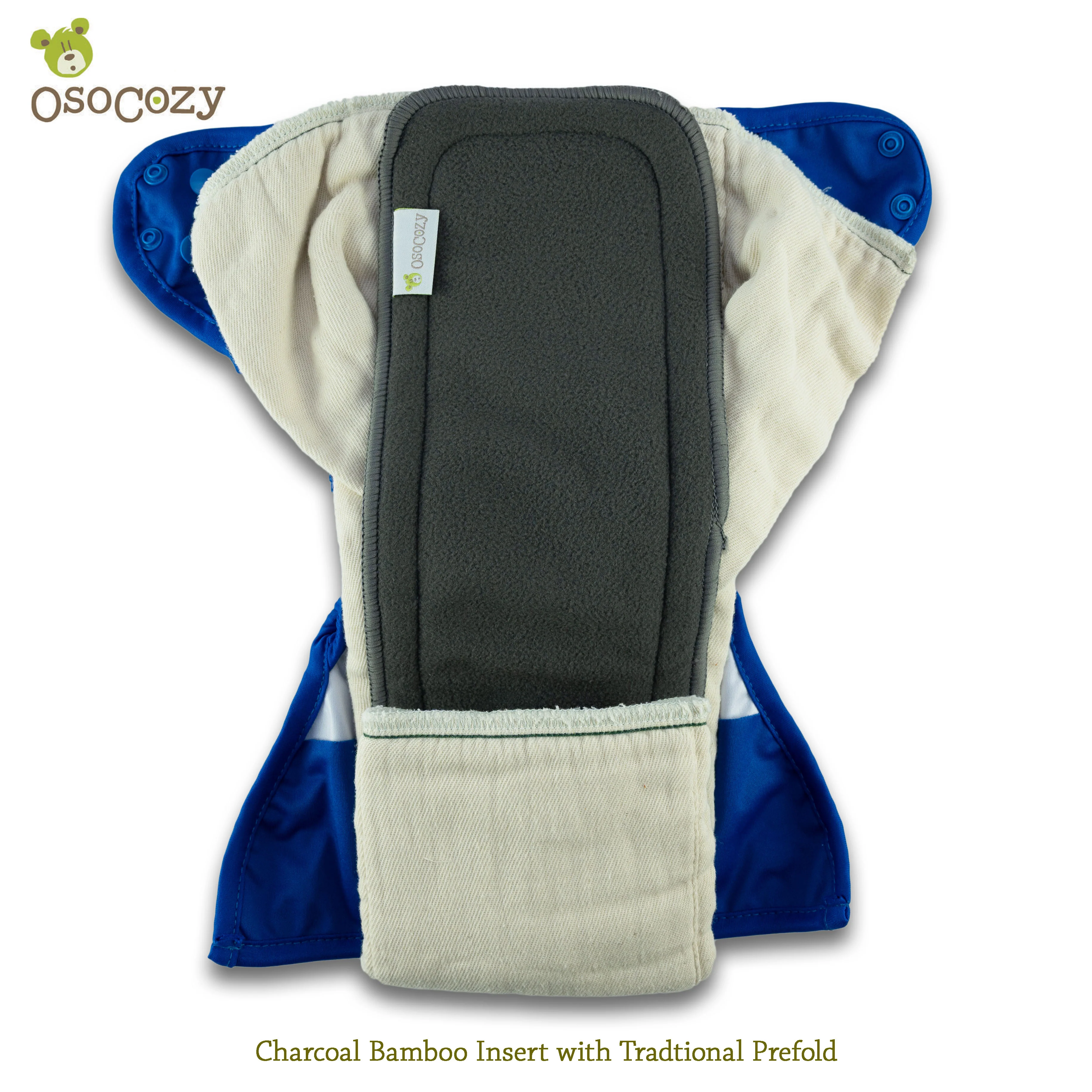 Clearance - OsoCozy Charcoal Bamboo/Microfiber Inserts (12 pk) - Image 12