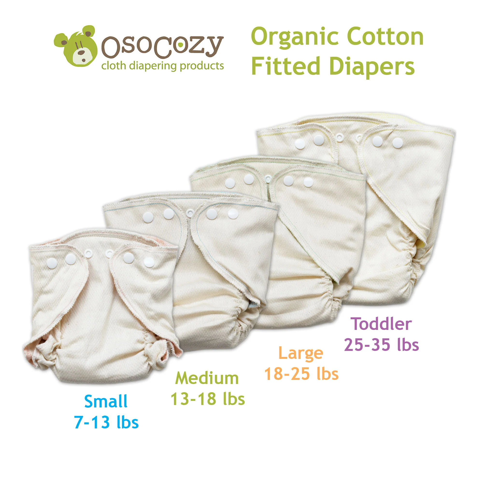 OsoCozy Fitted Organic Diaper - Image 5