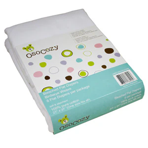 OsoCozy Flat Diapers (6 pk) - Image 5