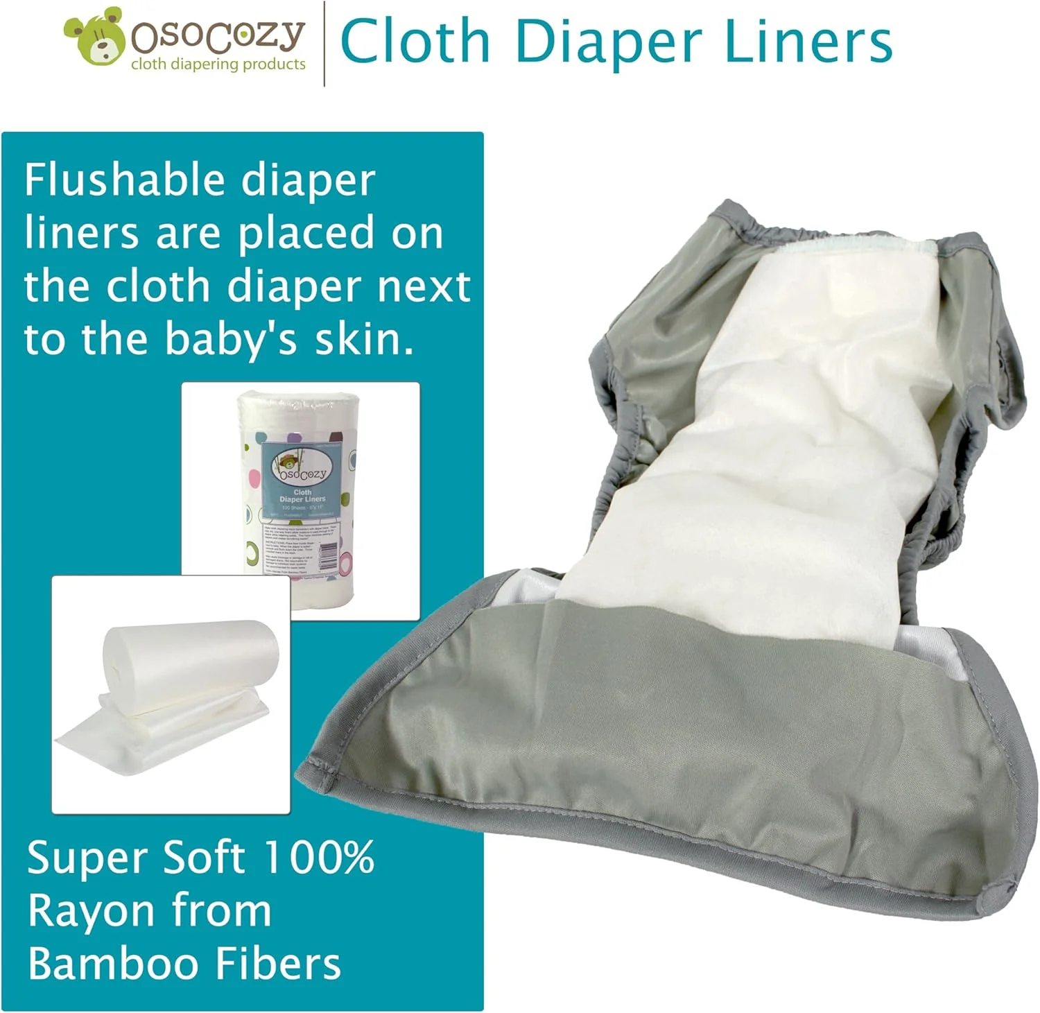 OsoCozy Flushable Diaper Liners - Image 7