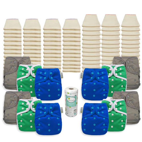 OsoCozy Grande Better Fit Diaper Package with OsoCozy One Size Diaper Covers - Image 3