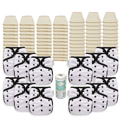OsoCozy Grande Better Fit Diaper Package with OsoCozy One Size Diaper Covers - Image 4