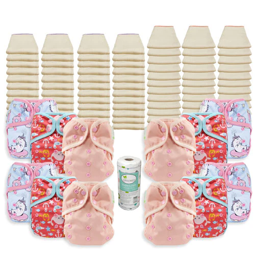 OsoCozy Grande Better Fit Diaper Package with OsoCozy One Size Diaper Covers - Image 5