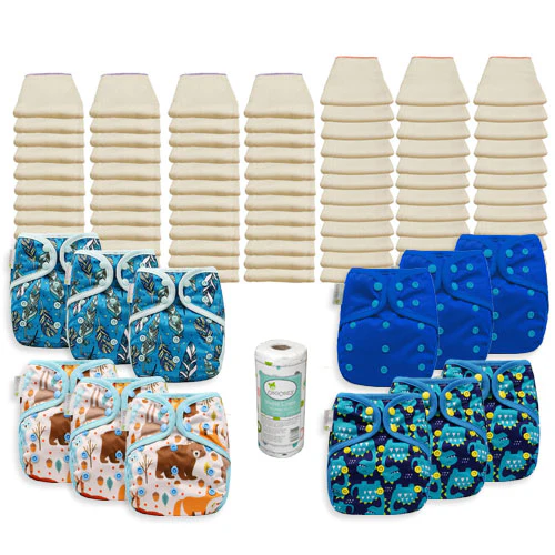 OsoCozy Grande Better Fit Diaper Package with OsoCozy One Size Diaper Covers - Image 6