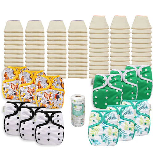 OsoCozy Grande Better Fit Diaper Package with OsoCozy One Size Diaper Covers - Image 7