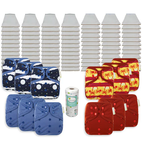 OsoCozy Grande Bleached Diaper Package with OsoCozy One Size Diaper Covers - Image 8