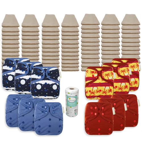 OsoCozy Grande Unbleached Diaper Package with OsoCozy One Size Diaper Covers - Image 8