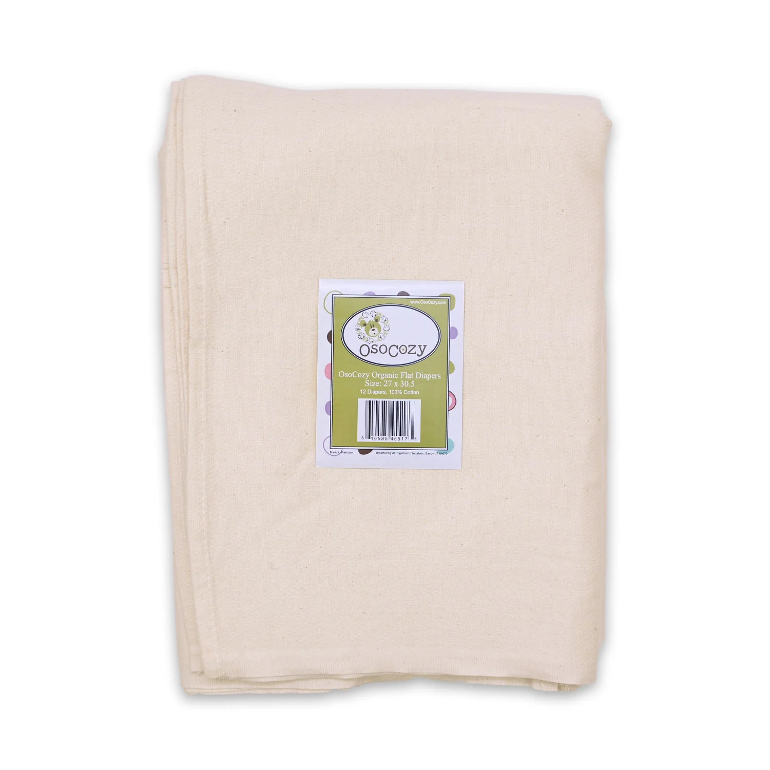 Osocozy Organic Birdsye Flat Diapers (dz) - Image 5