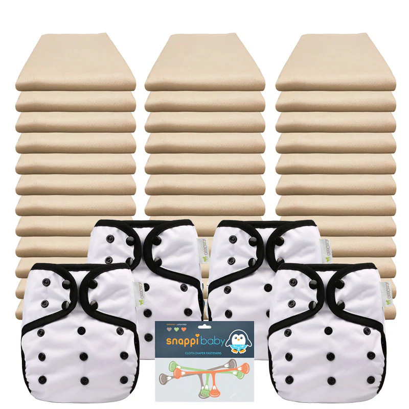 Organic Flat Economy Diaper Packages with OsoCozy Covers - Image 8