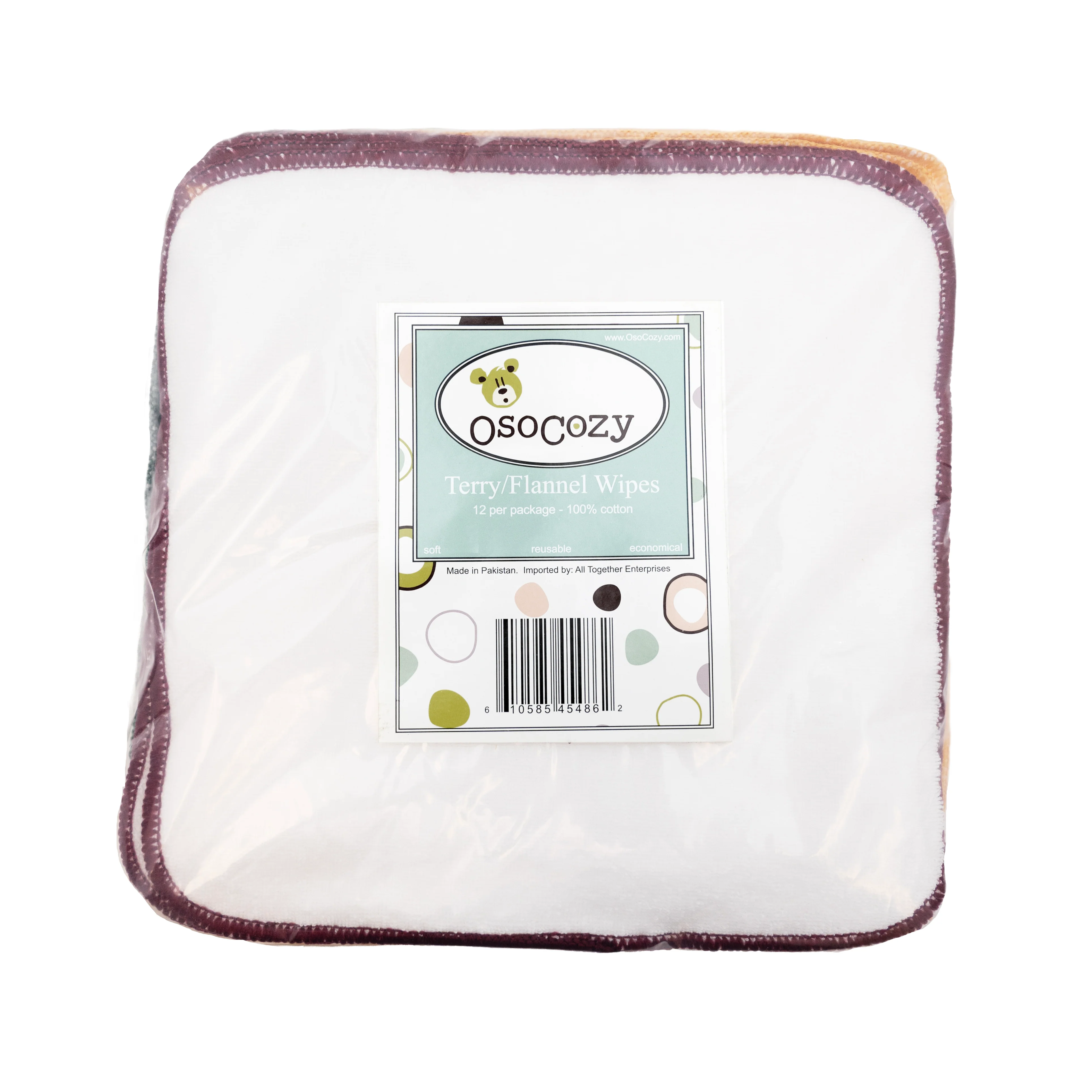 OsoCozy Terry Flannel Wipes (12 pack) - Image 6