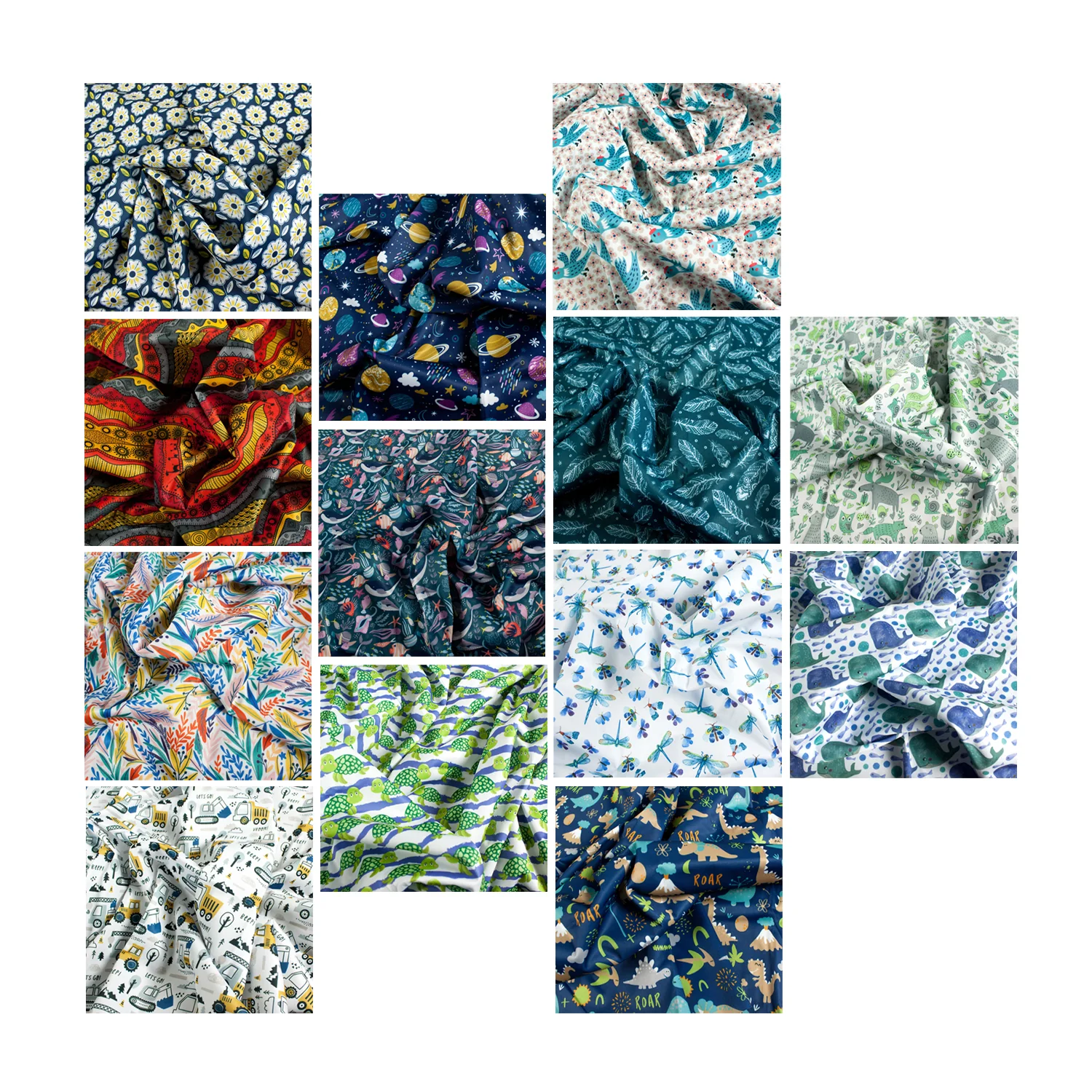 Collection #1 -Waterproof PUL Fabric Prints - (59 inch width)