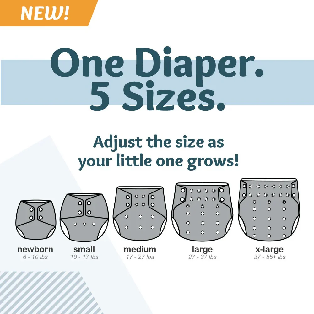 Rumparooz AWJ G3 One Size Pocket Cloth Diaper - Image 4