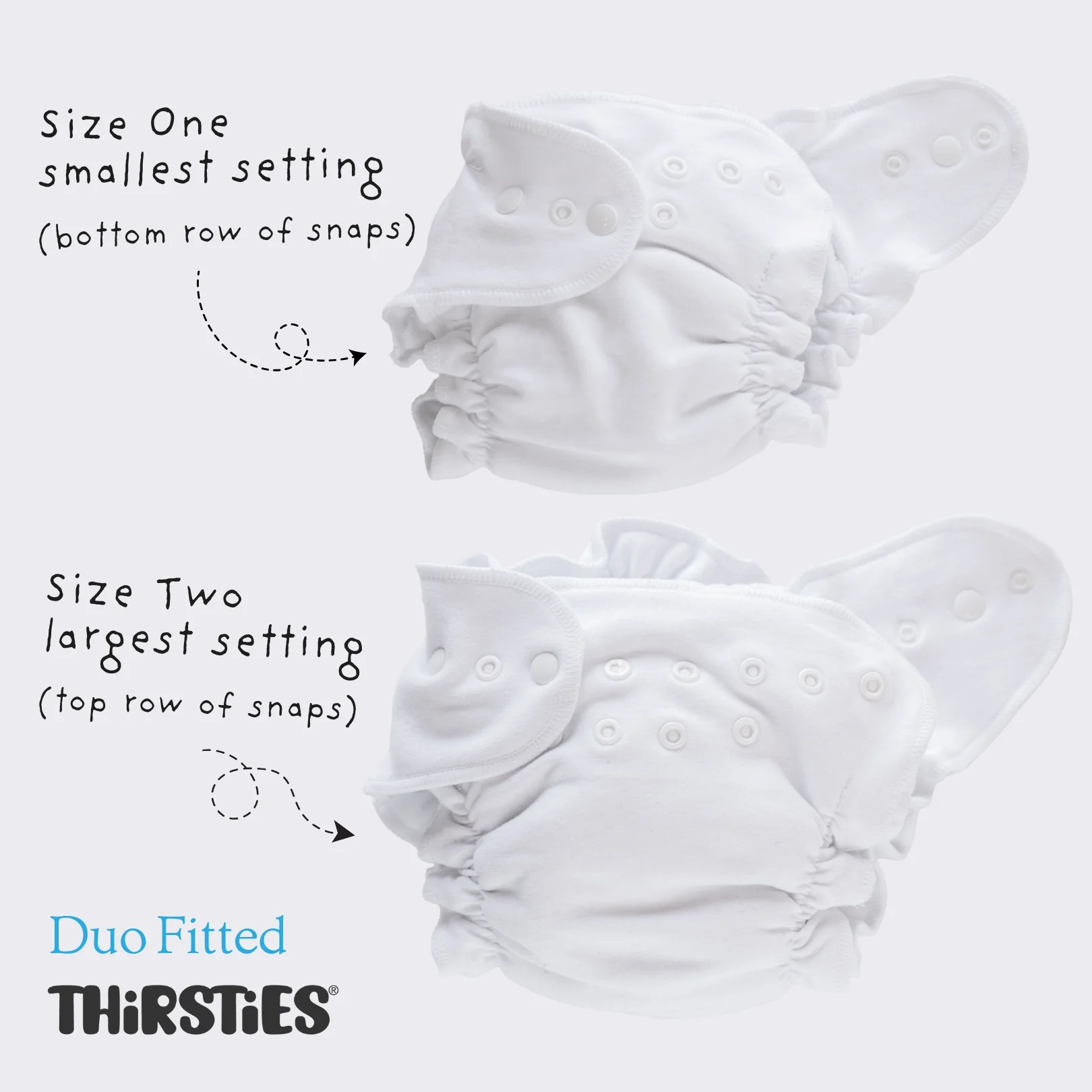 Thirsties Duo Fitted Organic Cloth Diapers - Image 5