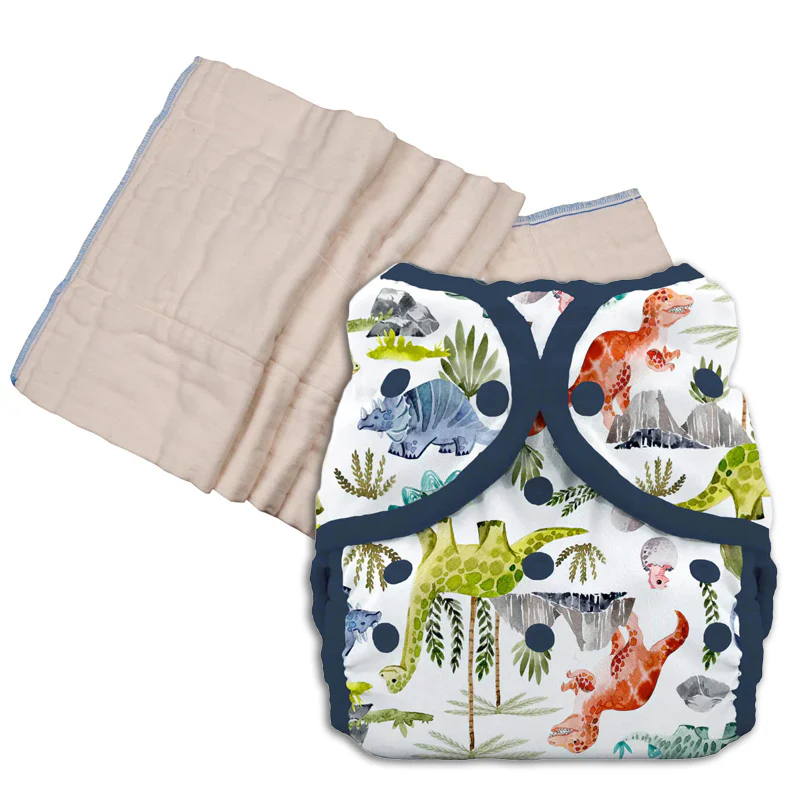 Unbleached Prefold Trial Package with Thirsties Duo Covers - Image 11
