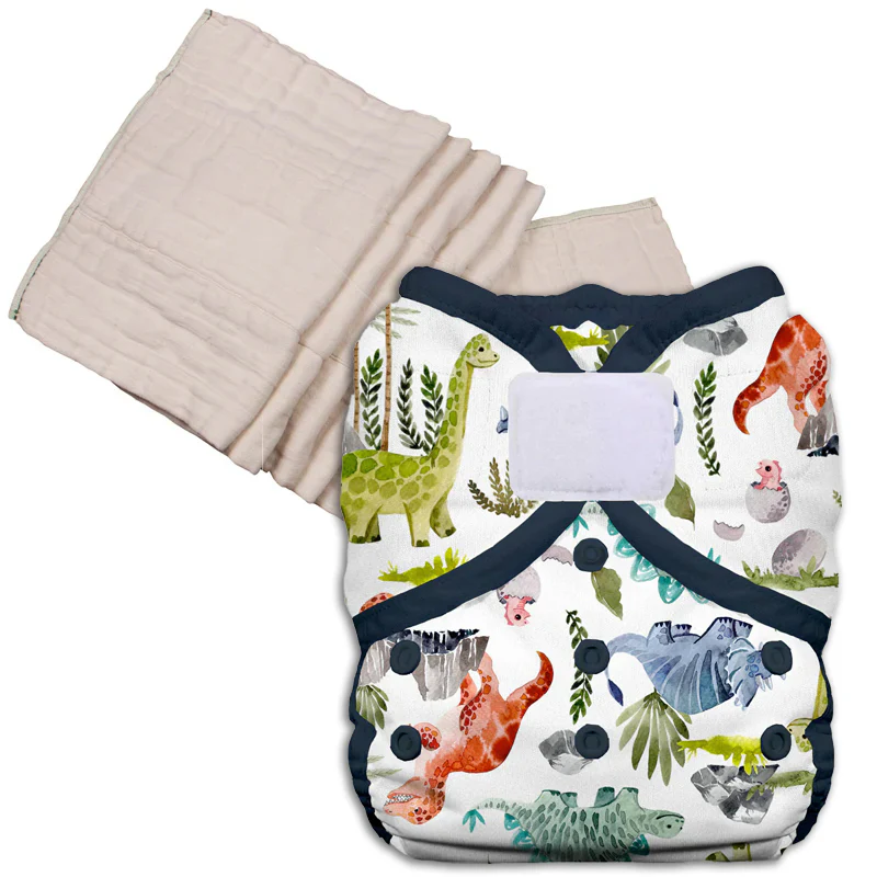 Unbleached Prefold Trial Package with Thirsties Duo Covers - Image 14
