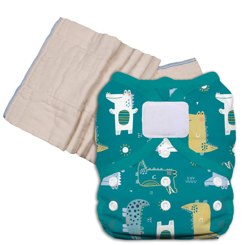 Unbleached Prefold Trial Package with Thirsties Duo Covers - Image 16