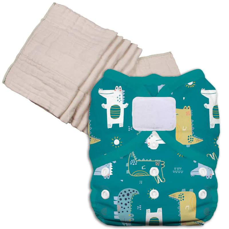 Unbleached Prefold Trial Package with Thirsties Duo Covers - Image 18