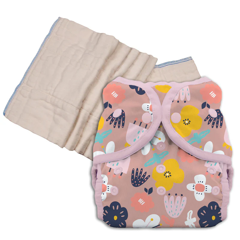Unbleached Prefold Trial Package with Thirsties Duo Covers - Image 19