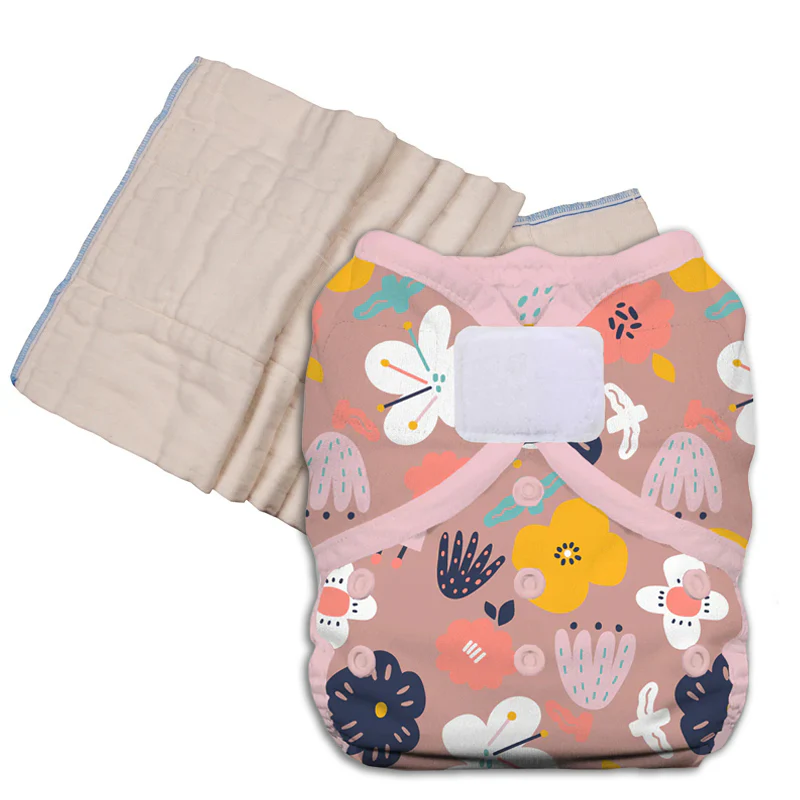Unbleached Prefold Trial Package with Thirsties Duo Covers - Image 20
