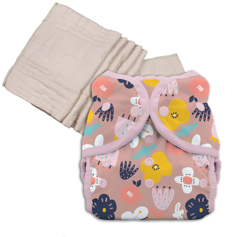 Unbleached Prefold Trial Package with Thirsties Duo Covers - Image 21