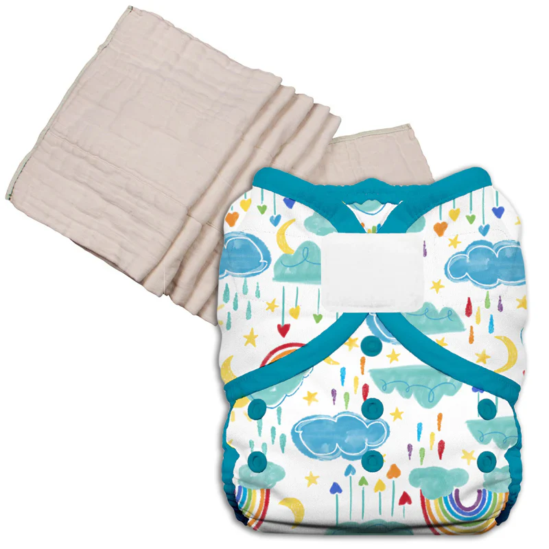 Unbleached Prefold Trial Package with Thirsties Duo Covers - Image 26