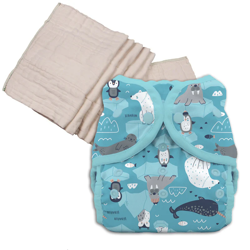 Unbleached Prefold Trial Package with Thirsties Duo Covers - Image 29